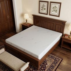 6" Queen Aloe Vera Infused Medium Memory Foam Mattress