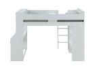 Wood Twin Loft Bed With No