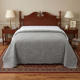 Gray King 100% Cotton 300 Thread Count Machine Washable Down Alternative Comforter