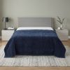 92" X 106" Indigo Cotton Quilt