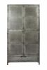 36" Silver Iron Drawer Combo Dresser