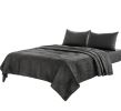 Four Piece Onyx Linen California King Sheet Set
