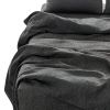 Four Piece Onyx Linen California King Sheet Set