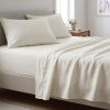 Four Piece Ivory Linen Sheet Set