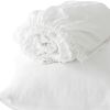 Four Piece Ivory Linen Sheet Set