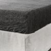 Onyx Linen California King Fitted Sheet