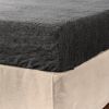 Onyx Linen California King Fitted Sheet