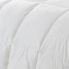 White Twin Fabric Spot Clean Goose Down Down Comforter