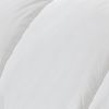 White Twin Fabric Spot Clean Goose Down Down Comforter
