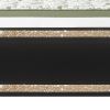 Black And Gold Faux Crystal Bling Wood And Upholstery Lighted Full Bed Frame