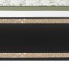 Black And Gold Faux Crystal Bling Wood And Upholstery Lighted Full Bed Frame
