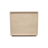 24" Natural Solid Wood One Drawer Nightstand