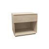 24" Natural Solid Wood One Drawer Nightstand