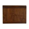18" Brown Solid Wood Floating Nightstand