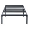 Black Steel Twin Bed Frame