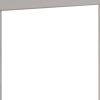 72" White Solid Wood Mirrored Three Door Combo Dresser