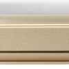 Gold Wood Lighted Queen Bed Frame