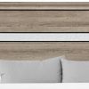 Brown Wood King Bed Frame With Drawers