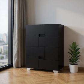 High Gloss Chest (Color: Superb Black, size: 44")