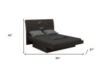 Wood King Bed Frame With Drawer With Drawer Storage