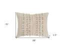 Natural Striped Cotton Quilt