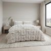 Cotton Blend Washable Polyester Down Alternative Comforter Set With  Shams