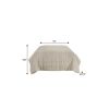 Stone Linen Dry Clean Only Polyester Down Alternative Comforter