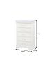 16" Solid Wood Five Drawer Chest with LED Lighting