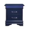 24" Wood Lighted Two Drawer Nightstand