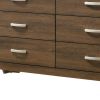 and Manufactured Wood Six Drawer Double Dresser