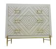 Solid Wood Three Drawer Dresser