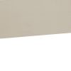 Linen Blend Upholstered Arched Full Headboard With Nail Head Trim