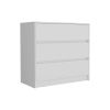 Wood Three Drawer Dresser