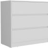 Wood Three Drawer Dresser