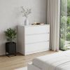 Wood Three Drawer Dresser