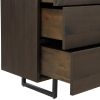 Solid Wood Six Drawer Double Dresser