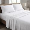 Four Piece Light Gray Linen Sheet Set