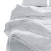 Four Piece White Linen  Sheet Set