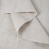 Light Gray Linen Full Flat Sheet