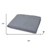 Slate Gray Linen Flat Sheet