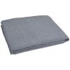 Slate Gray Linen Flat Sheet
