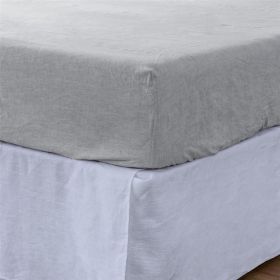 Cloud Linen Fitted Sheet (size: TWIN)