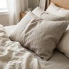 Light Gray Linen Fitted sheet