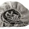 Light Gray Linen Fitted sheet