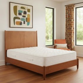 Solid Wood Full Bed Frame (Color: brown)