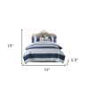 Blue And White  Cotton Washable Duvet Set