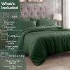 Twin Cotton Washable Duvet Cover Set With Sham
