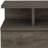 14" Wood One Drawer Floating Nightstand