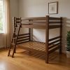 Full Over Full Solid Wood Bunk Bed