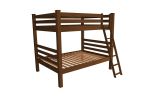 Queen Over Queen Solid Wood Bunk Bed
